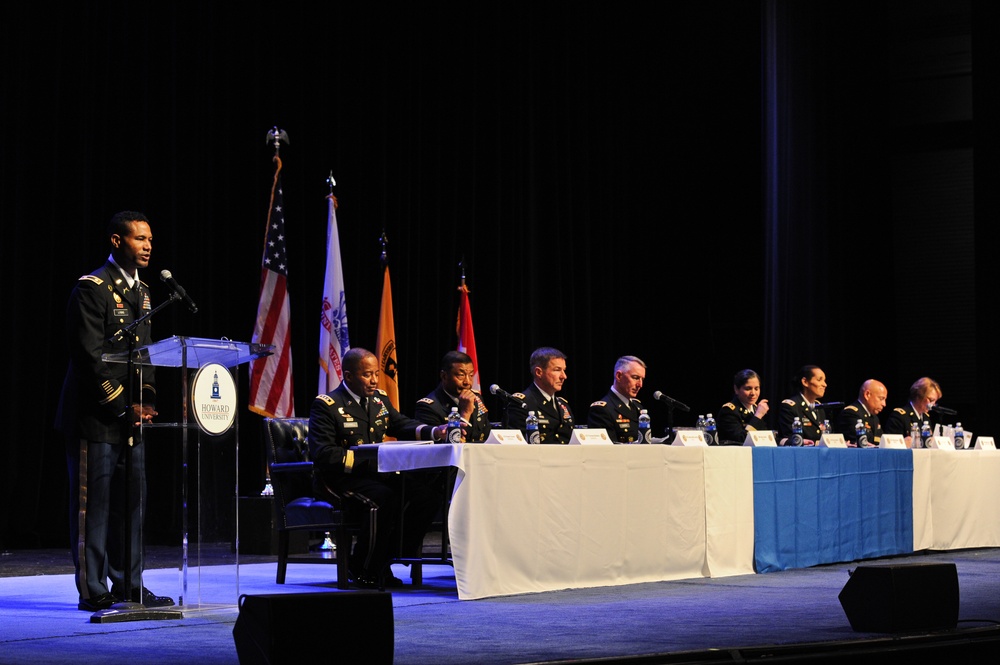 ROTC senior leader professional mentor forum at Howard University