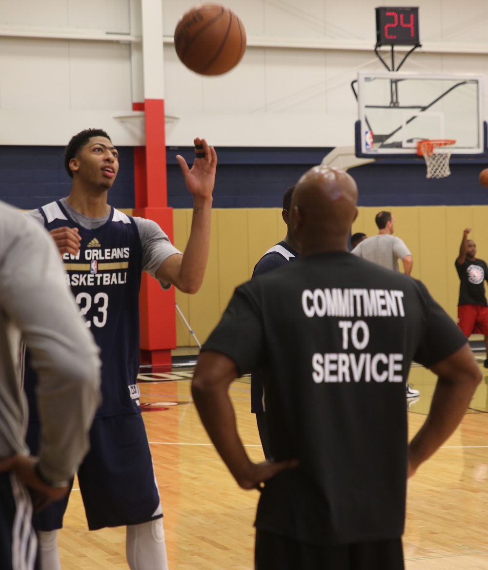 NBA Cares Hoops for Troops Week
