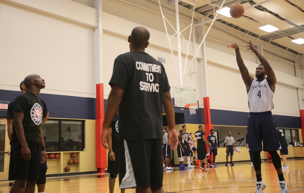 NBA Cares Hoops for Troops Week