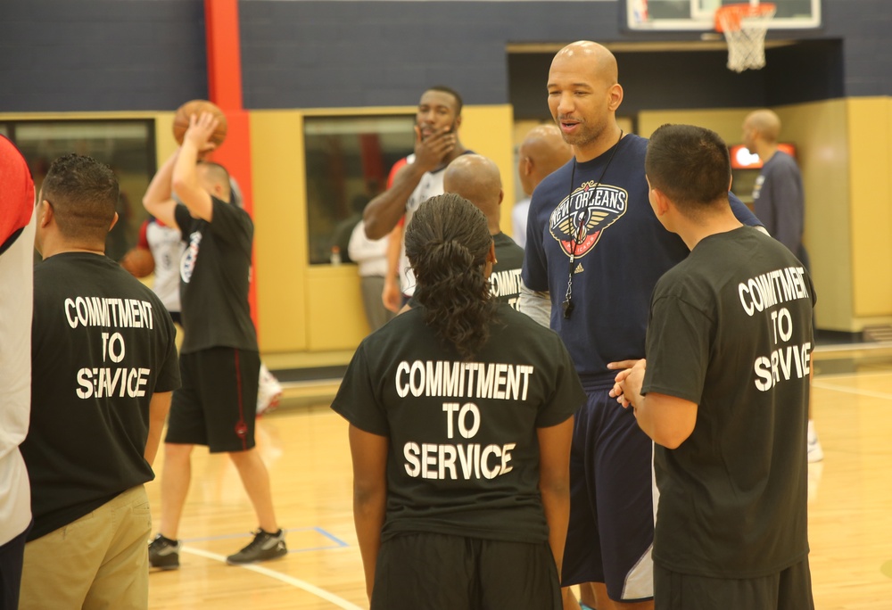 NBA Cares Hoops for Troops Week
