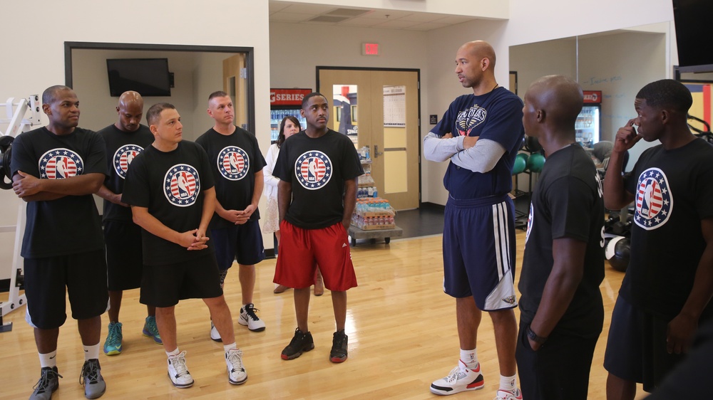 NBA Cares Hoops for Troops Week