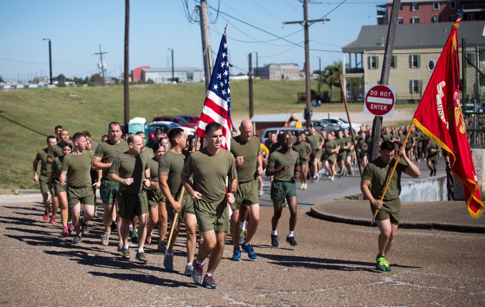 Marines participate in annual Marine Corps birthday run