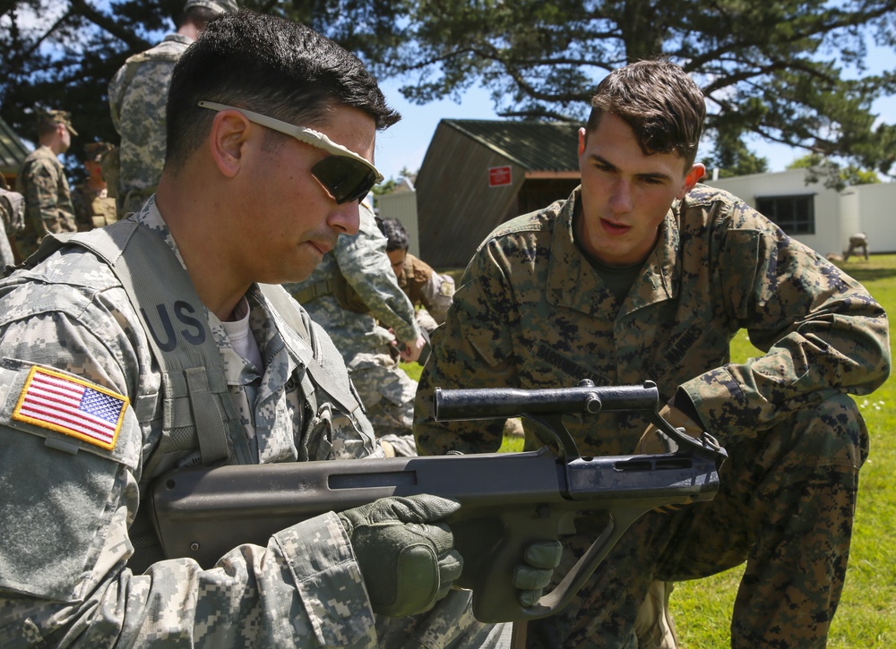 Marines sight in on Exercise Kiwi Koru 2014