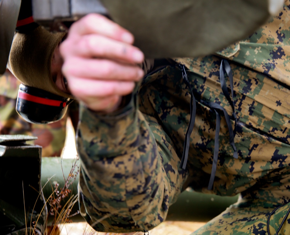 Marines sight in on Exercise Kiwi Koru 2014