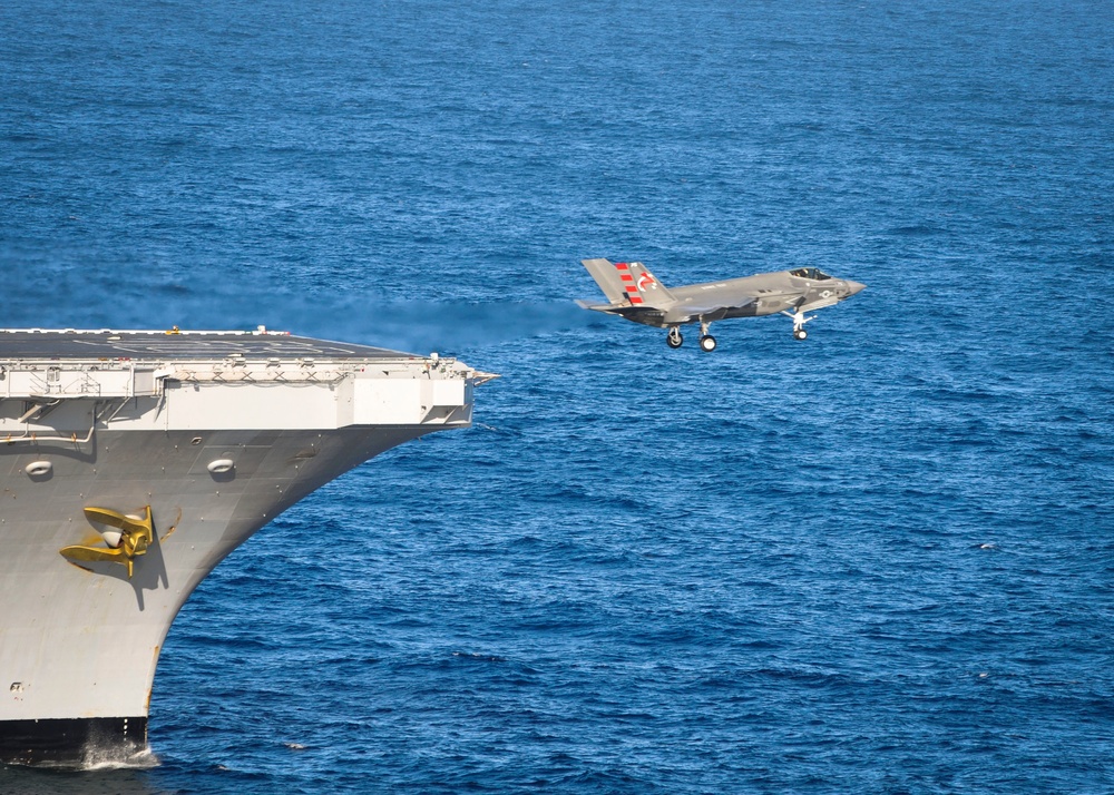 F-35C Lightning II at-sea trials