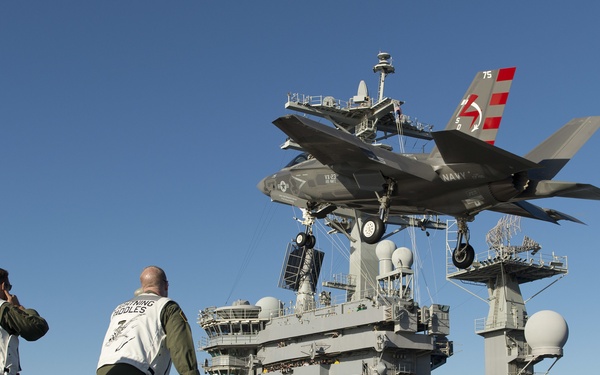 F-35C Lightning II at-sea trials