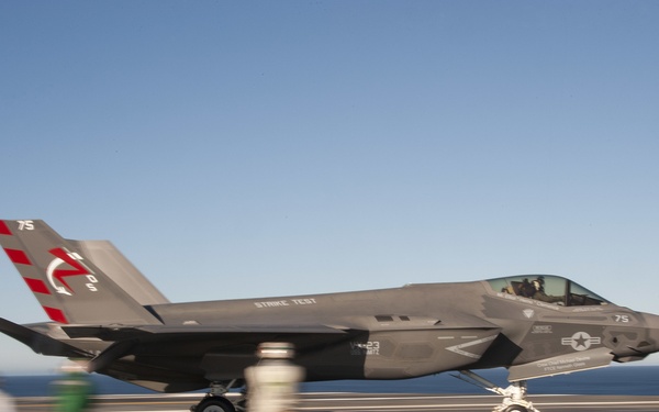 F-35C Lightning II at-sea trials