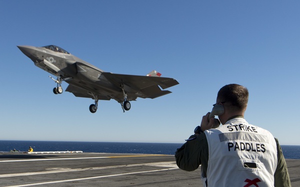 F-35C Lightning II at-sea trials