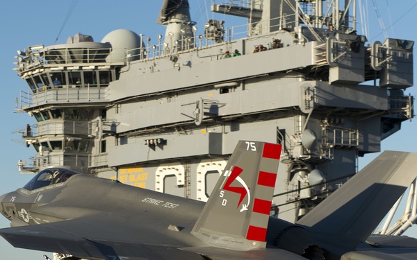 F-35C Lightning II at-sea trials