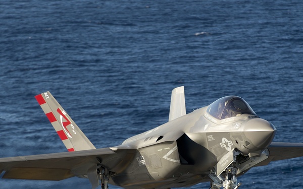 F-35C Lightning II at-sea trials