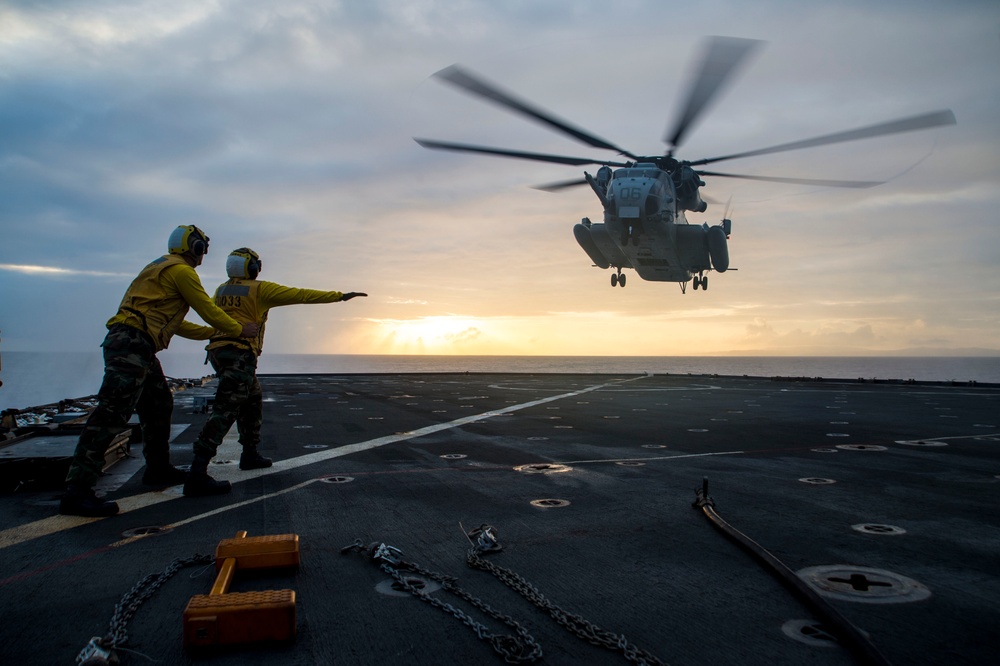 USS Germantown operations