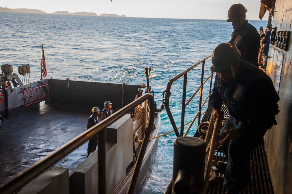 USS Germantown operations