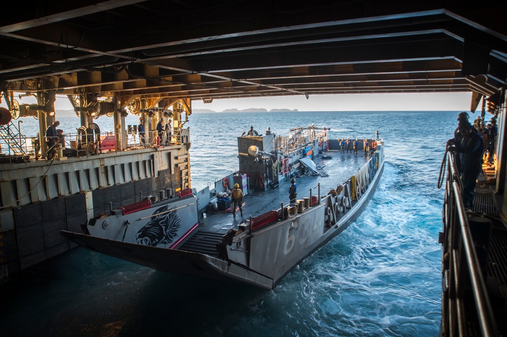 USS Germantown operations