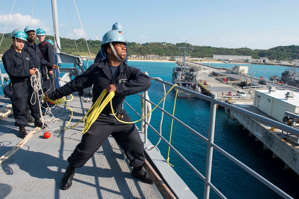 USS Germantown operations