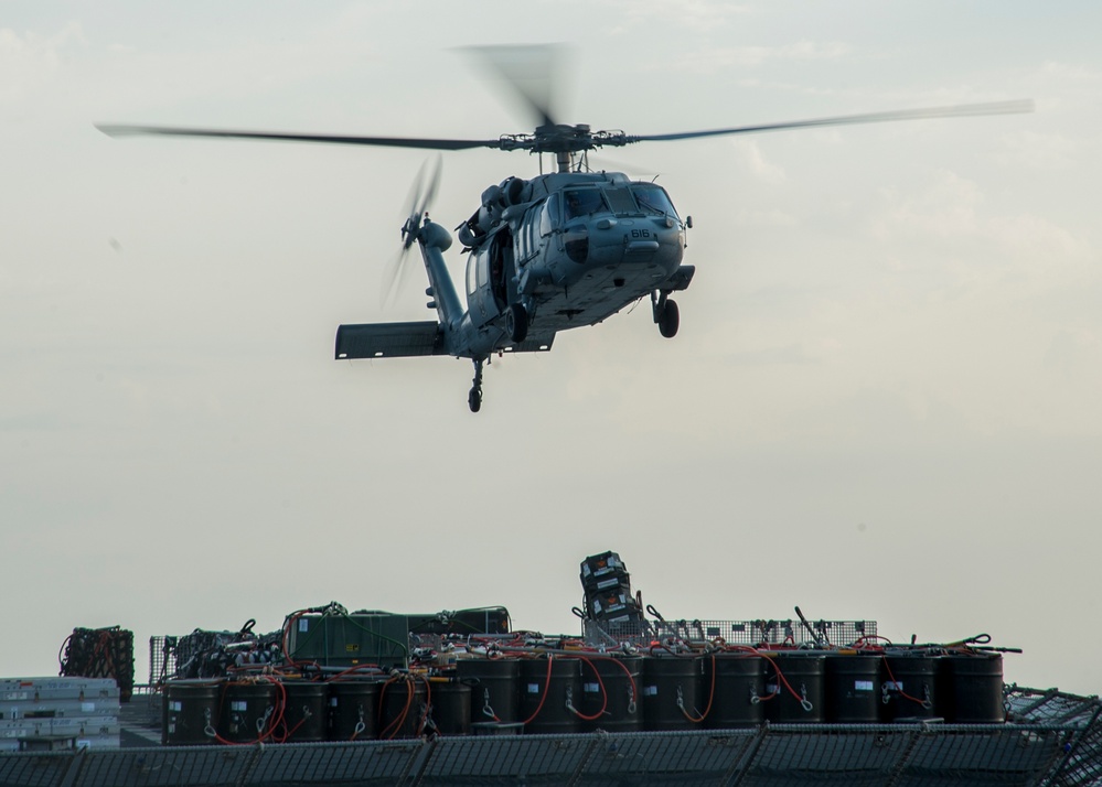 USS Carl Vinson replenishment