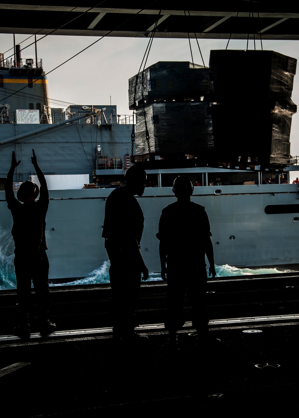 USS Carl Vinson replenishment