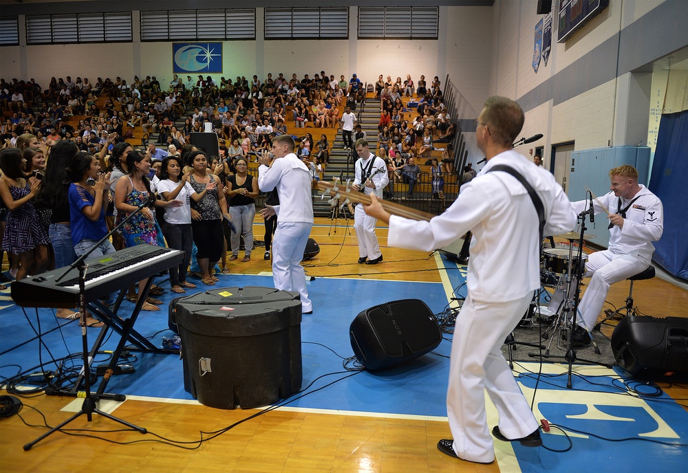 US Navy Pacific Fleet (PACFLT) Band's Popular Music Group