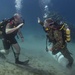 Explosive ordnance disposal divers