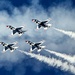 Thunderbirds perform their final air show of the 2014 season at Nellis Air Force Base, Nev.