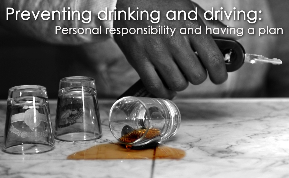 Preventing drinking and driving: Personal responsibility and having a plan