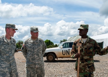 JFC-UA tours Sinje Ebola treatment unit site