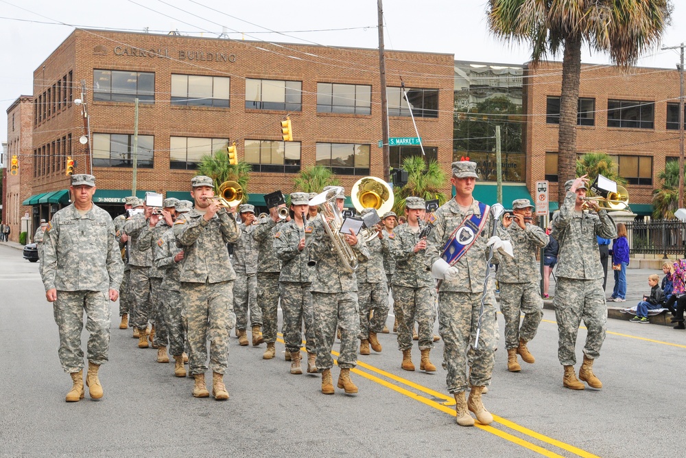 SC Army National Guard 246th Band performs in Veterans Day Parade