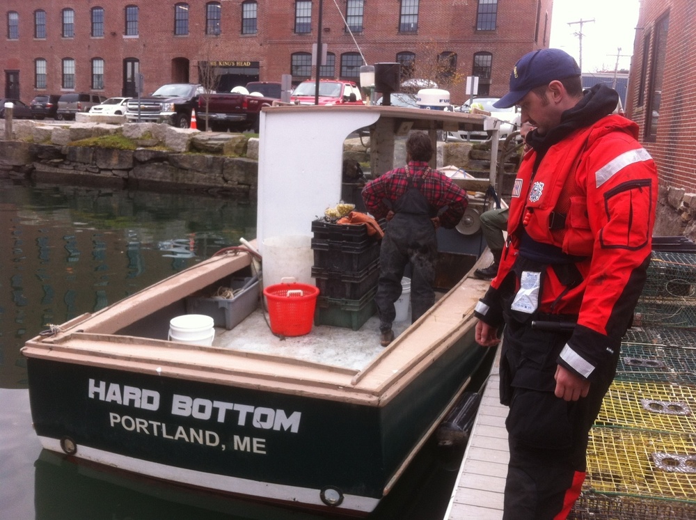 Coast Guard Station South Portland crew responds to boat fire