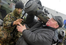 US, NATO Soldiers enjoy chance to meet Lithuanian residents, show off hardware