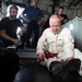 Mass casualty drill at sea