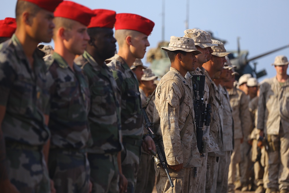 11th MEU Djibouti Sustainment Training: 239th USMC Birthday