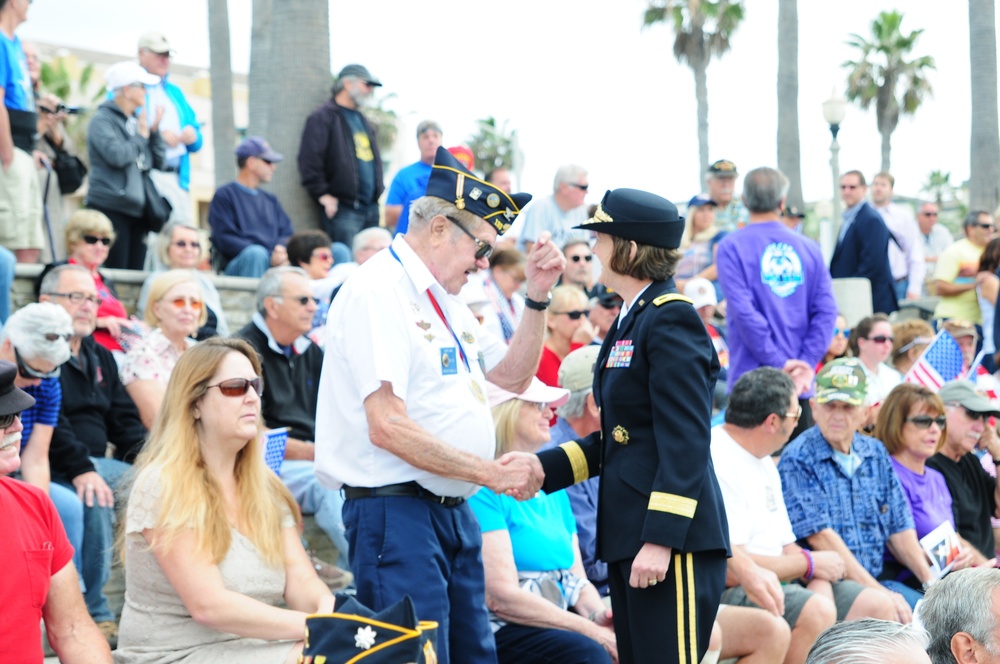 Event: Veterans Day Ceremony at Huntington Beach Pier Plaza, Huntington Beach, Calif., Nov. 11, 2014