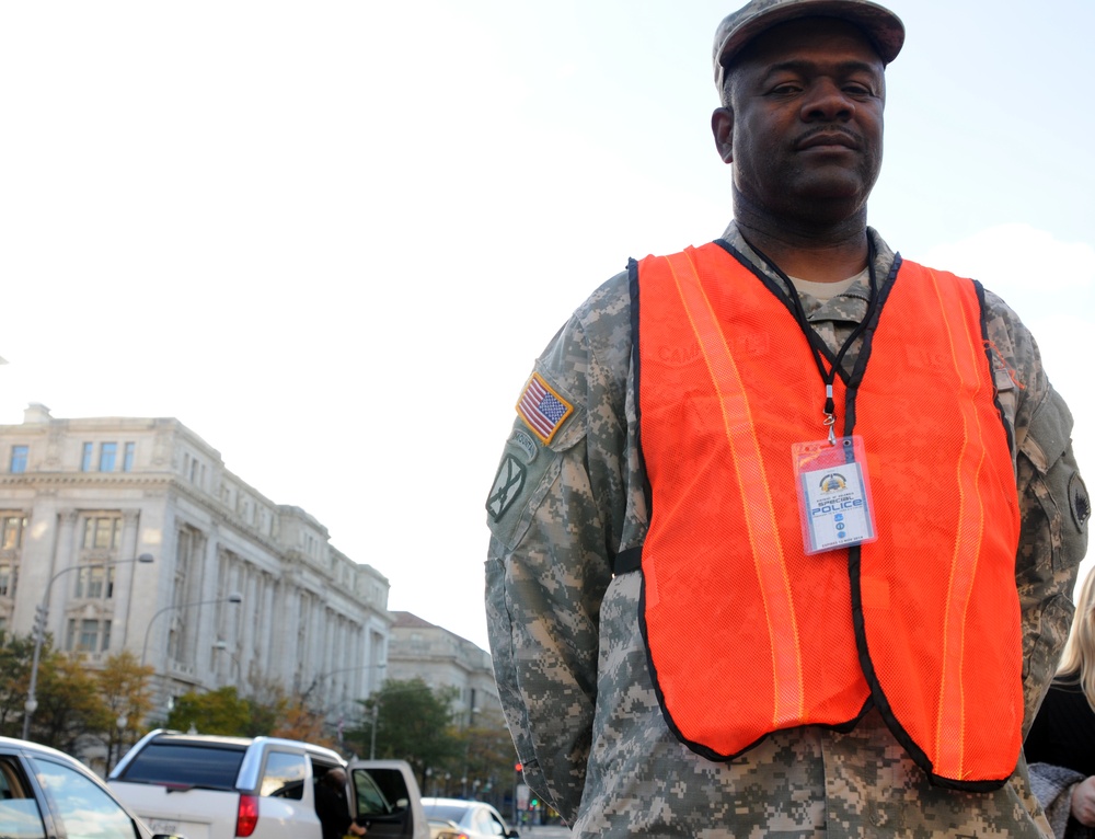 DC National Guard support Veterans Day mission