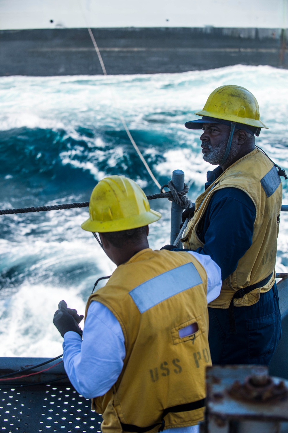 Refueling at sea