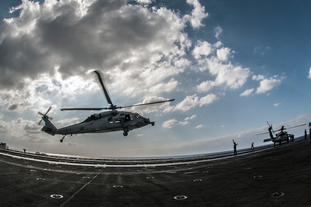 USS George Washington operations