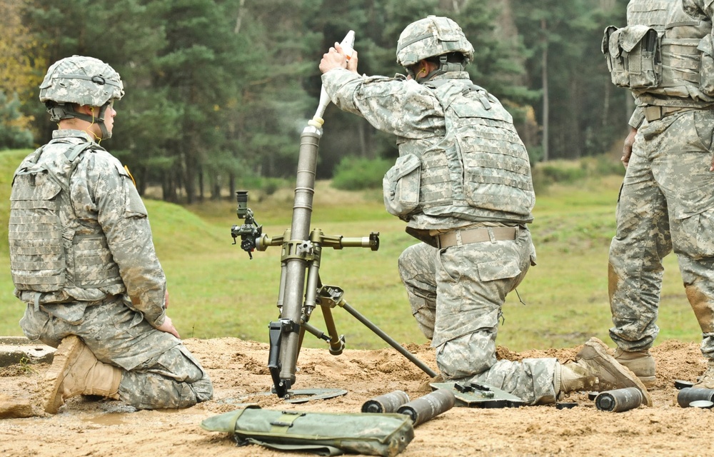 3rd Sqdn, 2 CR mortar range