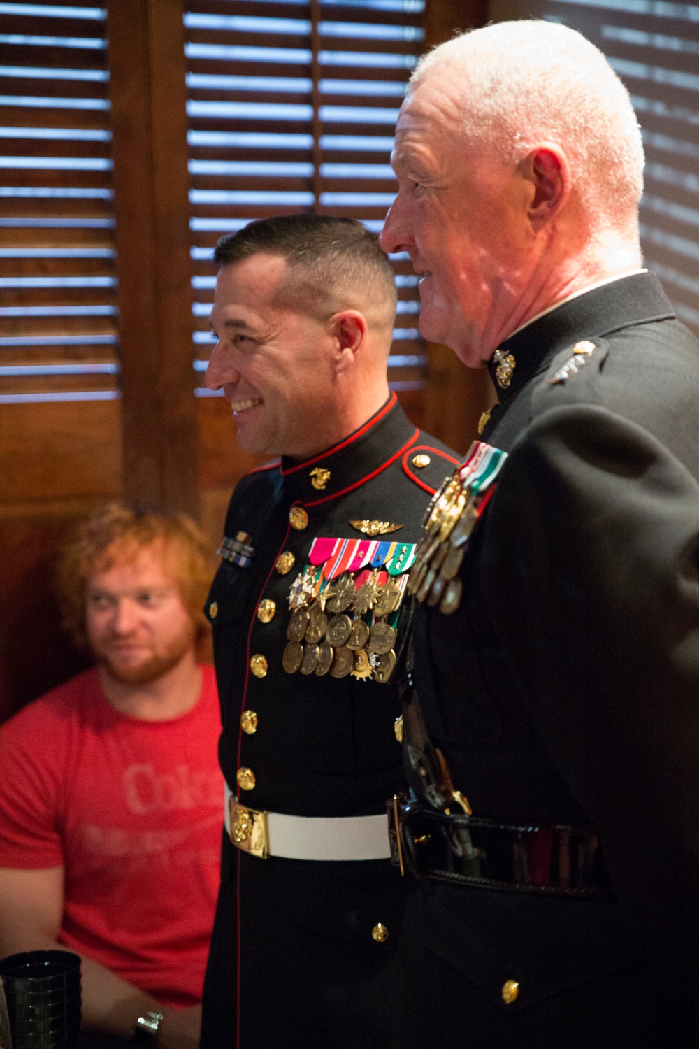 Marine Corps birthday celebration at Luke Restaurant