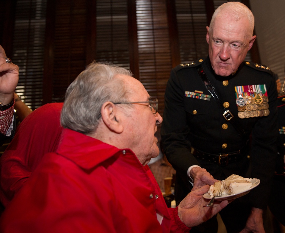 Marine Corps birthday celebration at Luke Restaurant