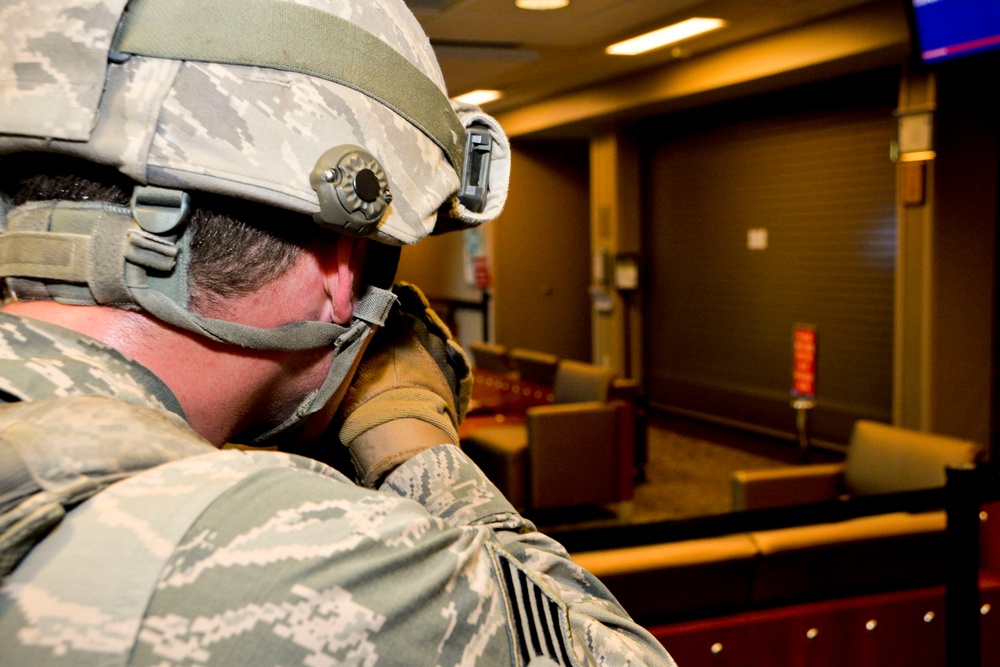 2nd SFS and 2nd MDG perform active shooter exercise
