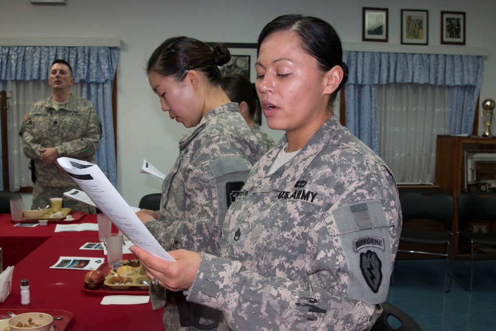 Prayer Breakfast at Camp Bondsteel