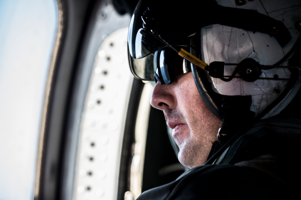 Navy air crew chief during Bold Alligator 2014
