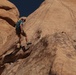 The Climb: Marines scale rocks at Joshua Tree National Park