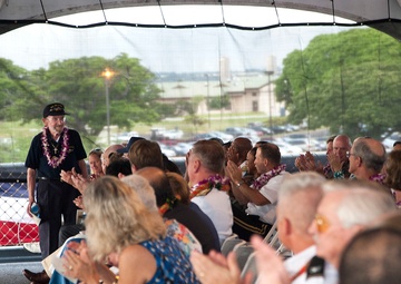 USS Missouri Memorial Veterans Day Sunset Ceremony