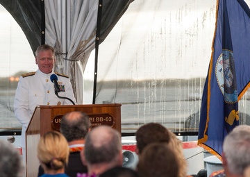 USS Missouri Memorial Veterans Day Sunset Ceremony
