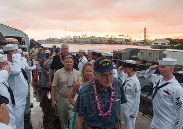USS Missouri Memorial Veterans Day Sunset Ceremony