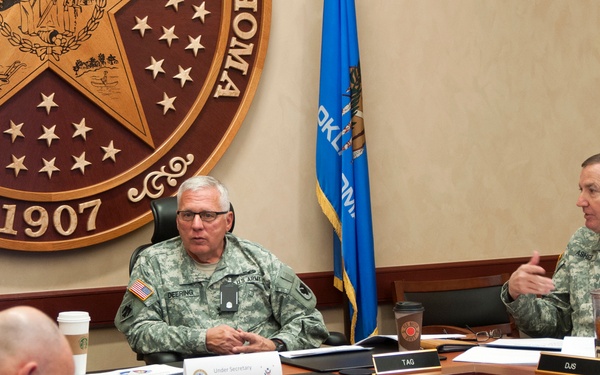 Under Sec of Army visits Oklahoma National Guard