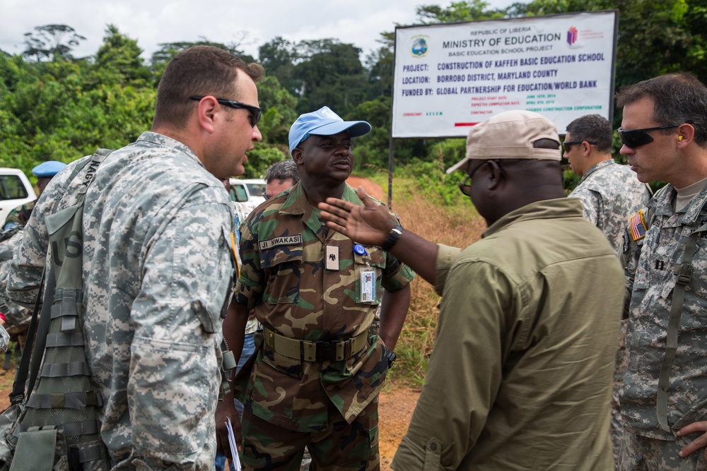 Army mobile Ebola testing lab site recon