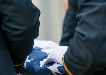 Army Reserve troops retire flag at Argonne National Laboratory