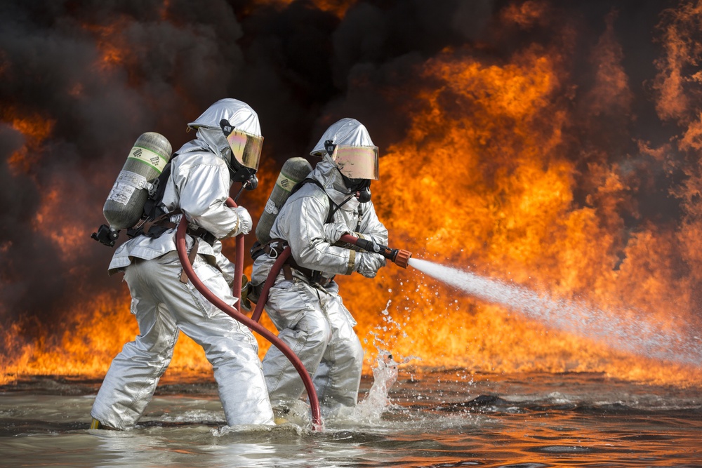 Crash Fire and Rescue Training Exercise