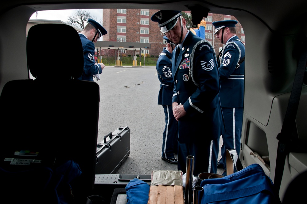 179th Honor Guard on Veterans Day