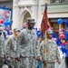 New York Army National Guard 719th TC marches in New York City Veterans Day Parade